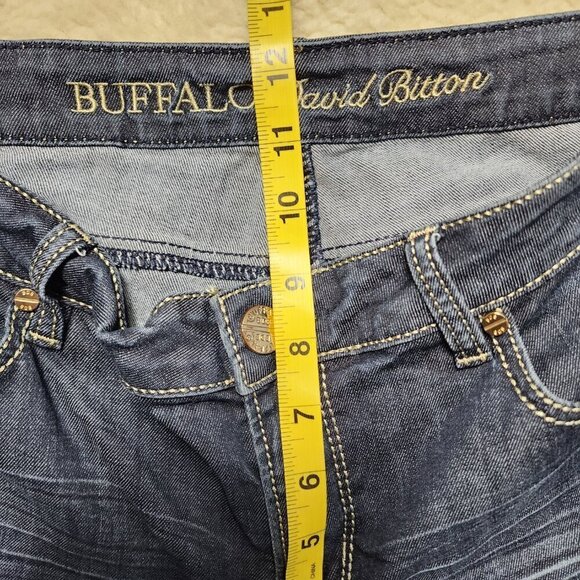 Buffalo David Bitton 29 Felow Bootcut Mid Rise Stretch Dark Wash Denim Jeans - Picture 10 of 11